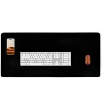 Tapete Mesa Couro 90X30 Deskpad Sintético + Porta Copos Tapete Mesa Couro 90X30 Deskpad Sintético + Porta Copos