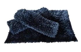 Tapete Microfibra Rozac Bouclê Paris Azul Marinho 45x65cm Tapete Microfibra Rozac Bouclê Paris Azul Marinho 45x65cm