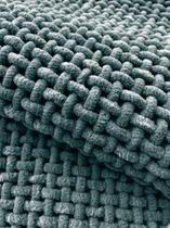 Tapete Microfibra Trançado 60 Cm X 40 Cm - Verde