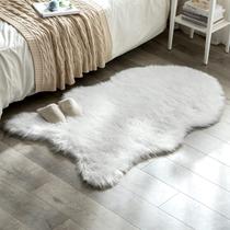 Tapete MIULEE Faux Fur, pelúcia, pele de carneiro, 91x152 cm, branco Tapete MIULEE Faux Fur, pelúcia, pele de carneiro, 91x152 cm, branco