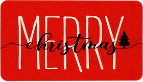 Tapete Mloabuc Merry Christmas Red Burlap Door Door Door Tapete 43x71cm Tapete Mloabuc Merry Christmas Red Burlap Door Door Door Tapete 43x71cm