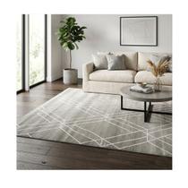 Tapete Moderno Bege 250x300cm Aveludado Polipropileno Turco para Sala, Quarto e Escritório Tapete Moderno Bege 250x300cm Aveludado Polipropileno Turco para Sala, Quarto e Escritório