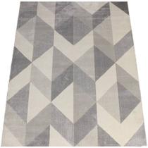 Tapete Moderno Belga Geométrico Liège Cinza Creme 2,00 x 2,90m Tapete Moderno Belga Geométrico Liège Cinza Creme 2,00 x 2,90m