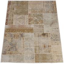 Tapete Moderno Iraniano Persa Vintage Reloaded Patchwork Bege 1,47 x 1,98m