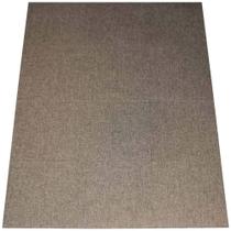 Tapete Moderno Lazio Linho Aveludado Liso Cinza 1,50 x 2,00m