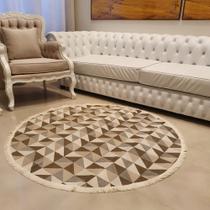 Tapete Moderno Redondo Para Sala 150x150