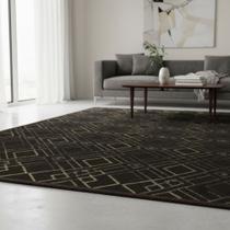 Tapete Moderno Sala Escritório Alto Padrão Sem Pelo 200x250 2 M Hb15 2.5 M Marrom