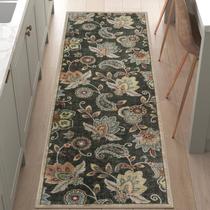 Tapete Morebes 183 x 61 cm antiderrapante floral vintage Runner