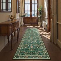 Tapete Morebes 61x244 cm verde escuro antiderrapante Boho Runner Tapete Morebes 61x244 cm verde escuro antiderrapante Boho Runner