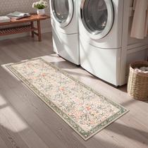 Tapete Morebes Boho Floral Birds 61x152 cm antiderrapante Tapete Morebes Boho Floral Birds 61x152 cm antiderrapante