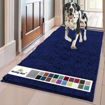 Tapete Muddy Mat 61x152cm Absorvente de Água Azul Marinho Tapete Muddy Mat 61x152cm Absorvente de Água Azul Marinho