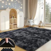 Tapete Mugorn 4 x 6 pés/120 x 180 cm Shaggy Fluffy para sala de estar Tapete Mugorn 4 x 6 pés/120 x 180 cm Shaggy Fluffy para sala de estar