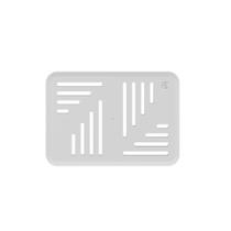 Tapete Multiuso Branco Protetor Grade Pia Louça Mesa 29 cm - Soprano