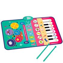 Tapete Musical Educativo Para Bebê Teclado Infantil Com Sons E Base Impermeável