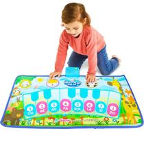 Tapete Musical Piano Infantil com 8 Teclas e 3 Modos de Música Azul Brinquedo Educativo Interativo Tapete Musical Piano Infantil com 8 Teclas e 3 Modos de Música Azul Brinquedo Educativo Interativo