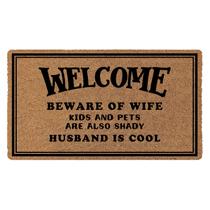 Tapete naniyihao 76x43 cm, antiderrapante, engraçado, capacho de boas-vindas