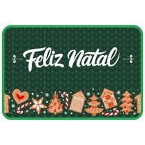 Tapete Natalino 40x60 Capacho Feliz Natal Antiderrapante Papai Noel Biscoto Natalino Decoracao de Porta Temático Tapete Natalino 40x60 Capacho Feliz Natal Antiderrapante Papai Noel Biscoto Natalino Decoracao de Porta Temático