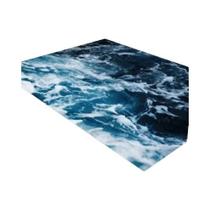 Tapete Náutico De Verão Com Estampa De Ondas Para Sala De Estar, Quarto E Decoração De Casa