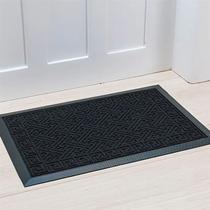 Tapete Nia Porta Lima 45x75cm Preto - Niazitex