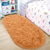Tapete Noahas Fluffy Khaki para quarto e sala de estar 80x160cm