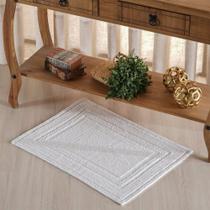 Tapete Nobile Jacquard 100% Algodão 1300g/m² 40x60cm Branco