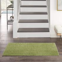 Tapete Nourison Essentials Verde 61x122 cm Interior e Exterior