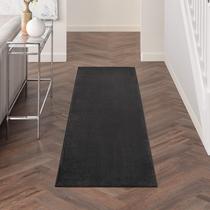 Tapete Nourison Home Essentials 67x229cm Preto Interior e Exterior Tapete Nourison Home Essentials 67x229cm Preto Interior e Exterior