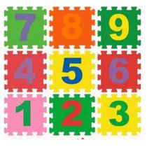 Tapete Numerico 09 Pecas 30cm X 30cm X 0,8cm Tapete Numerico 09 Pecas 30cm X 30cm X 0,8cm