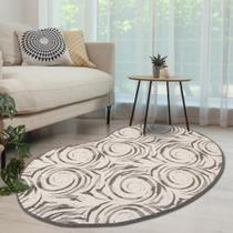 Tapete Organico Bean Antiderrapante 140x200cm para Quarto e Sala Cinnamon Roll São João