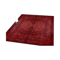 Tapete Oriental Grande E Vintage Estilo Persa Vermelho Para Sala De Estar, Corredor E Entrada