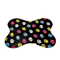 Tapete Osso Divertido Estampa Preto Pata