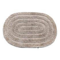 Tapete oval algodão 4 cores - 40cm x 60cm Banheiro Cozinha - Clink