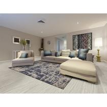 Tapete P/ Sala Serido B2694 L.Grey Navy 1,92X2,50 São Carlos Tapete P/ Sala Serido B2694 L.Grey Navy 1,92X2,50 São Carlos