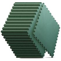 Tapete para academia em casa Nazhura, 36 peças, espuma EVA, 61 x 61 cm, verde Tapete para academia em casa Nazhura, 36 peças, espuma EVA, 61 x 61 cm, verde