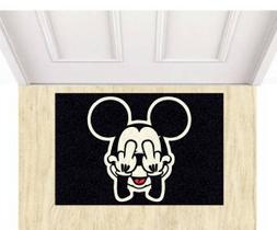 Tapete para Apartamento Mickey Doidão 60x40 cm Preto Tapete para Apartamento Mickey Doidão 60x40 cm Preto