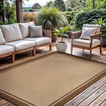 Tapete para área externa CAMILSON 274 x 366 cm marrom lavável e resistente aos raios UV Tapete para área externa CAMILSON 274 x 366 cm marrom lavável e resistente aos raios UV