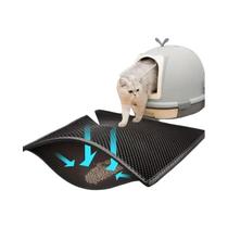 Tapete Para Areia De Gato À Prova d'Água De Dupla Camada, Acessórios Para Animais De Estimação