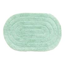 Tapete para Banheiro Allegro 40cm X 60cm Oval Kapazi Verde