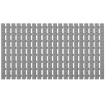 Tapete para Banheiro Antiderrapante Cinza Deck Linear 38x69cm TBIDBLCZ32 Kapazi