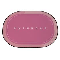Tapete Para Banheiro Antiderrapante Super Absorvente 60x46 Rosa