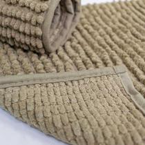 Tapete para Banheiro Bolinha Soft 38x58 Bege Escuro Tapete para Banheiro Bolinha Soft 38x58 Bege Escuro