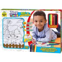Tapete para Bebê ABC Fazendinha para Colorir