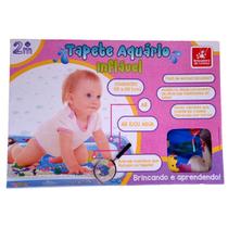 Tapete Para Bebe Inflavel Aquario Sereia 4866 Cm - Brincadeira de Criança Tapete Para Bebe Inflavel Aquario Sereia 4866 Cm - Brincadeira de Criança