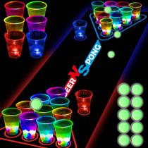 Tapete para Beer Pong que Brilha no Escuro noveltymeme 180 x 58 cm