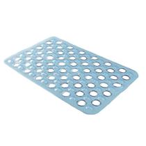 Tapete Para Box-banheiro Antiderrapante Retangular Tamanho M - Plasvale Azul
