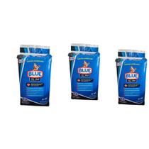 Tapete Para Cachorro Blue Slim 30un Kit Com 90 Unidades