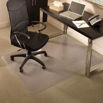 Tapete para cadeira ES Robbins 91 x 122 cm para carpete de pelo médio, transparente