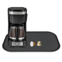 Tapete para cafeteira TOHONFOO Silicone 44,2 x 26,9 cm preto