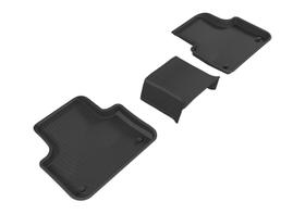 Tapete para Carro 3D MAXpider Kagu Preto Audi Q7 Q8 2ª Fileira