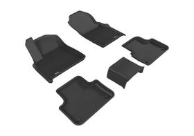 Tapete para Carro 3D MAXpider Kagu Preto Audi Q7 Q8 Conjunto Completo Tapete para Carro 3D MAXpider Kagu Preto Audi Q7 Q8 Conjunto Completo